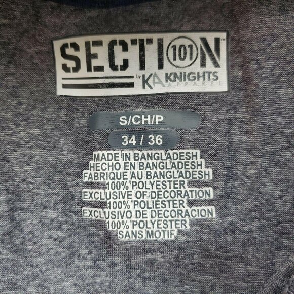 Pittsburgh Pitt Panthers Athletic Shirt Mens Small Fusion Fit Gray Short Sleeve - Picture 5 of 5